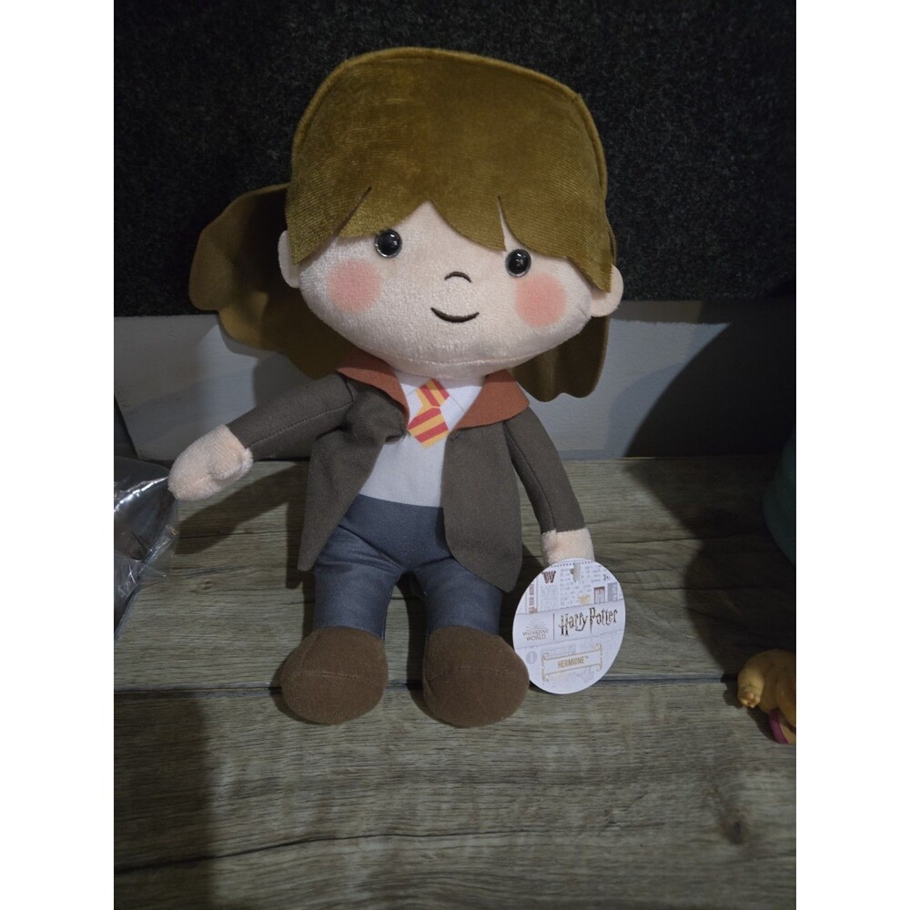 Wizarding World Of Harry Potter Hermione Plush 14” Soft Stuffed Doll With Tag